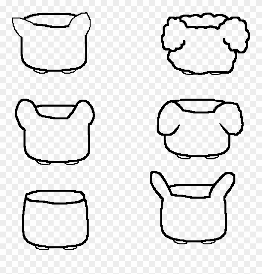 Marshmallow Collab - Sketch Clipart