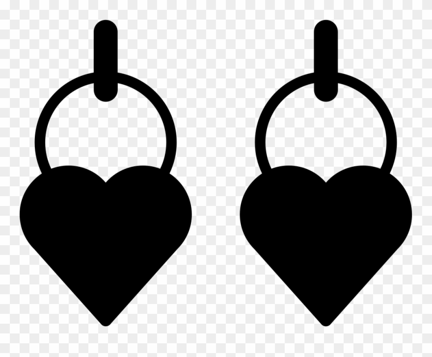 Earrings Clipart Svg - Free Earring Svg - Png Download