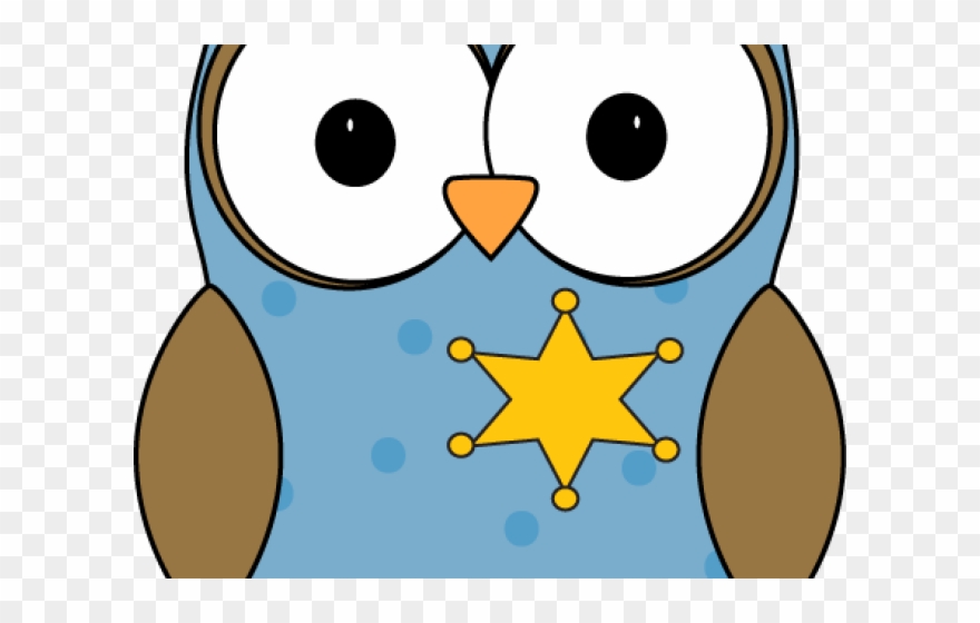 Police Clipart Owl - Owl Monitor Clipart - Png Download