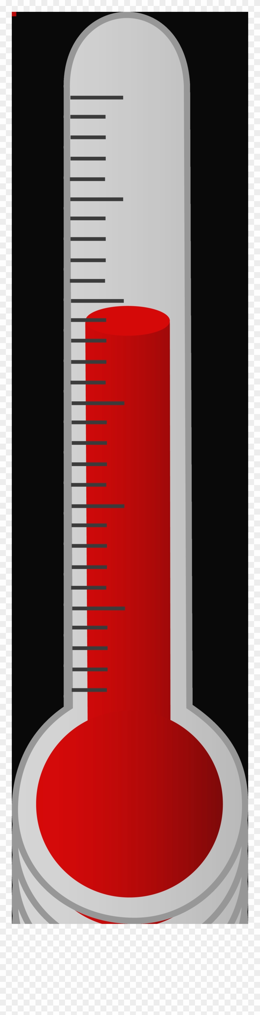 Blank Thermometer Clip Art Thermometer Clip Art - Keyboard - Png Download