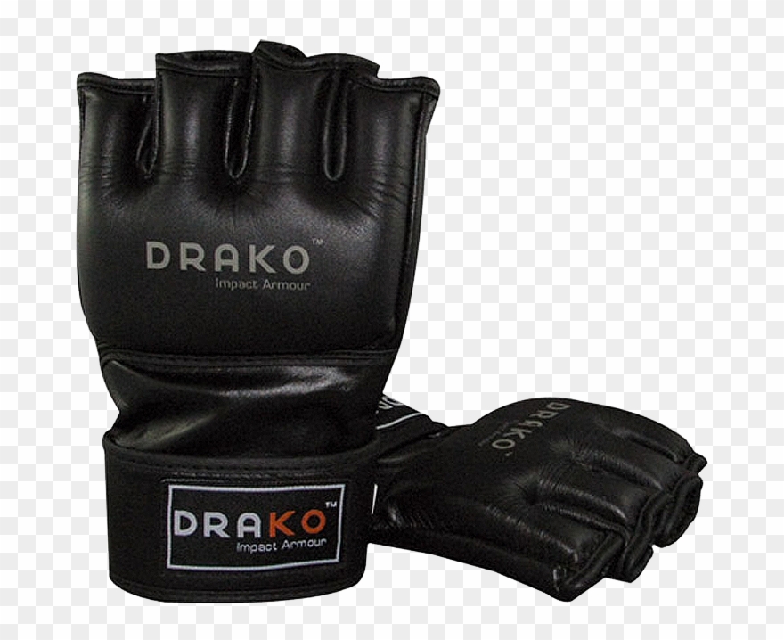 750 X 750 6 - Mma Gloves Leather Black Clipart
