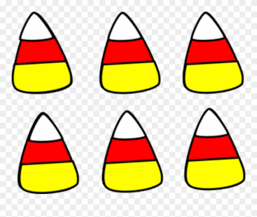 Free Png Download Halloween Candy Corn Free Images - Small Candy Corn Template Clipart