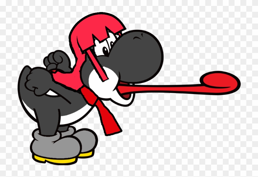 Shuritana Yoshi Tounge - Nintendo Yoshi Series Clipart