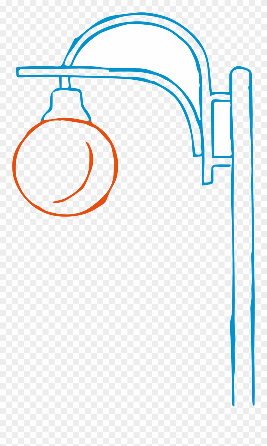 Mapping Assets Lamp Illustration Clipart