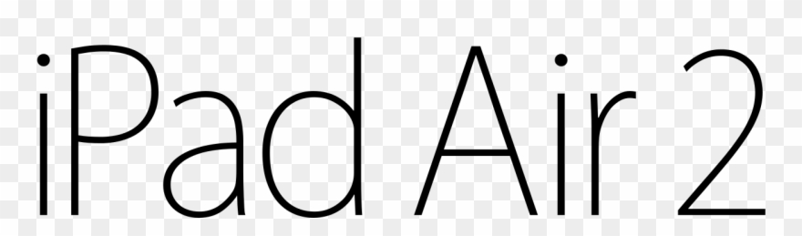 Apple Ipad Air 2 Logosvg Wikimedia Commons - Logo Apple Air 2 Clipart