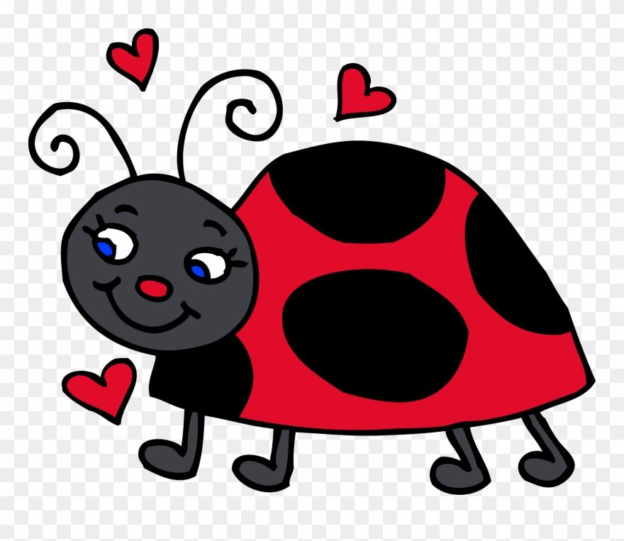 Clipart Of Trial, Pretty And Dead - Cute Ladybug Clip Art - Png Download