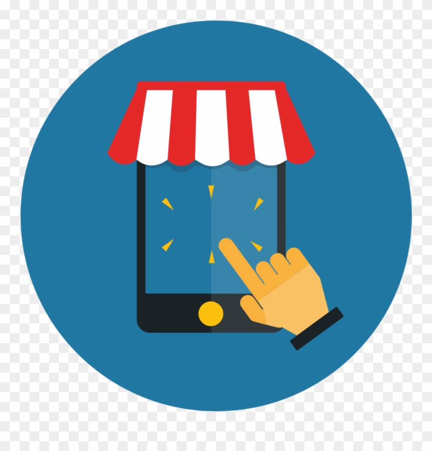 Online Shopping Cart Clipart - Png Download