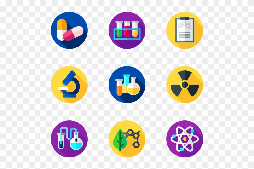 Chemistry - Flat Icon Nightclub Clipart