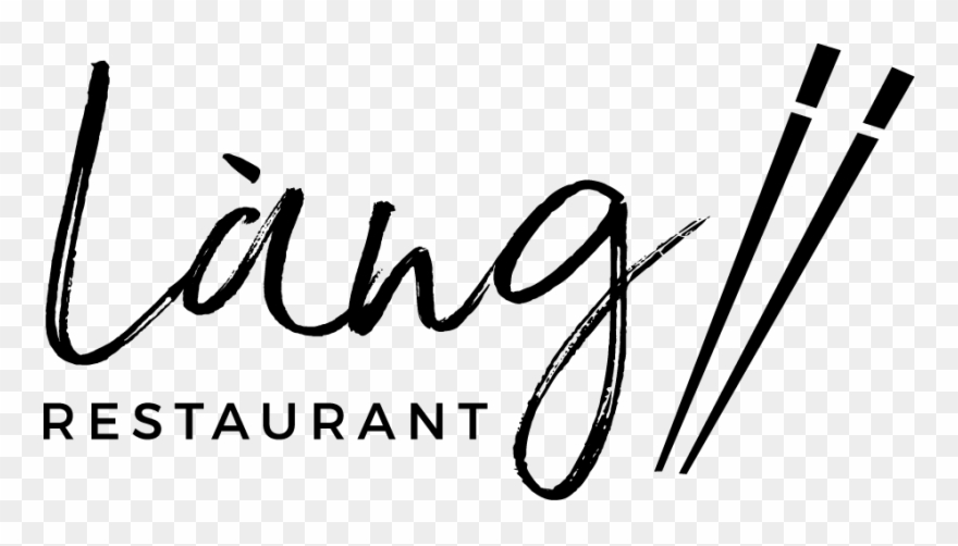 Lang Restaurant - Calligraphy Clipart