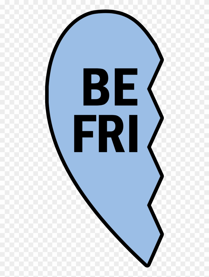 Best Friend Heart Youth Full-zip Hooded Sweatshirt - Graphics Clipart