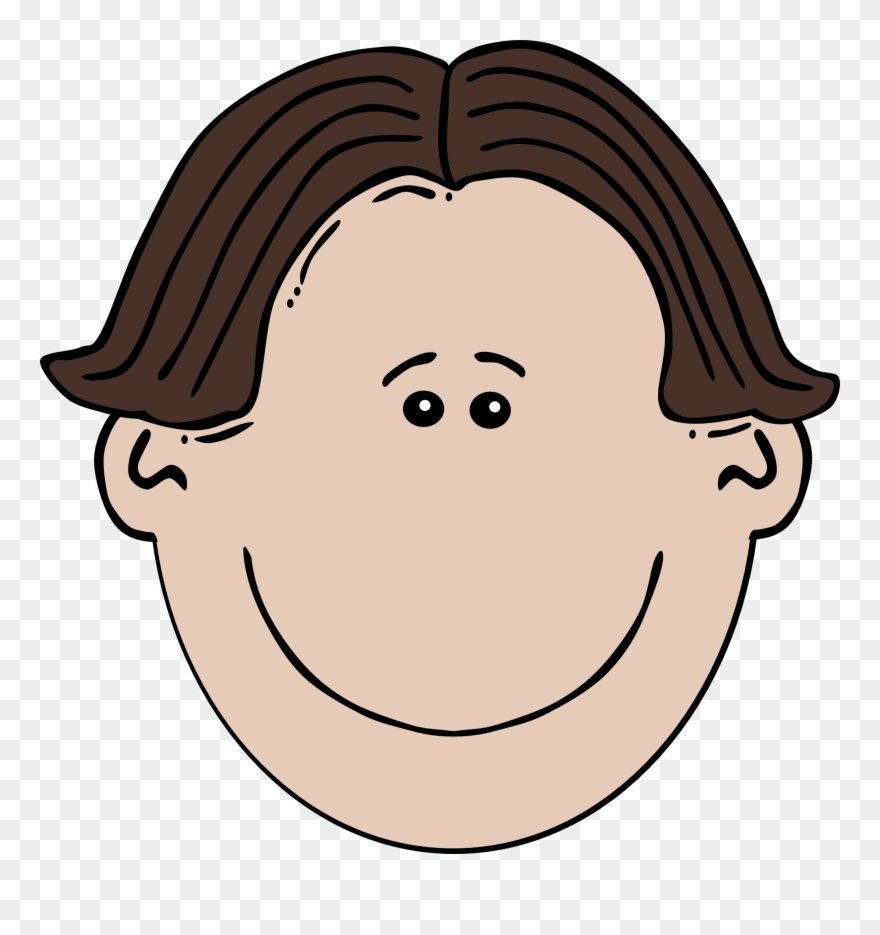 Clipart Of Ne, Face On And Boy Head - Cartoon Boy Face Png Transparent Png