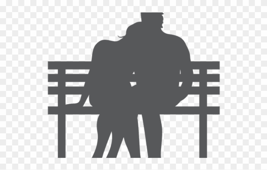 Bench Clipart Svg - Silhouette - Png Download