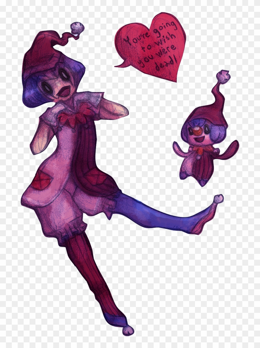 A Wild Mime Jr - Illustration Clipart