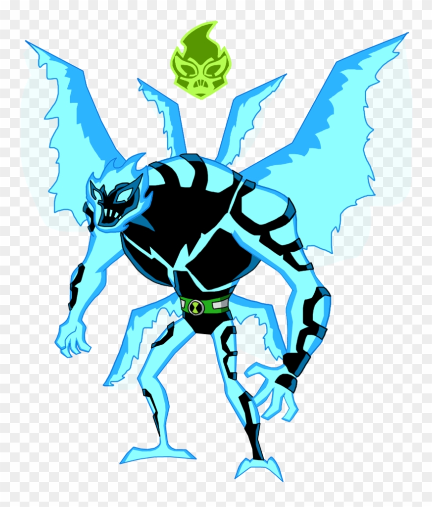 Biomnitrix Unleashed - Ben 10 Big Chill Fusions Clipart