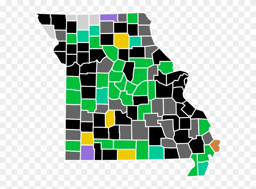 County Results Missouri - Missouri Clipart
