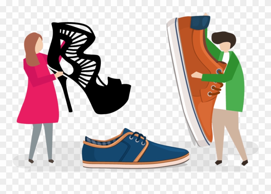 Ordering Vertical For Shoes Clipart