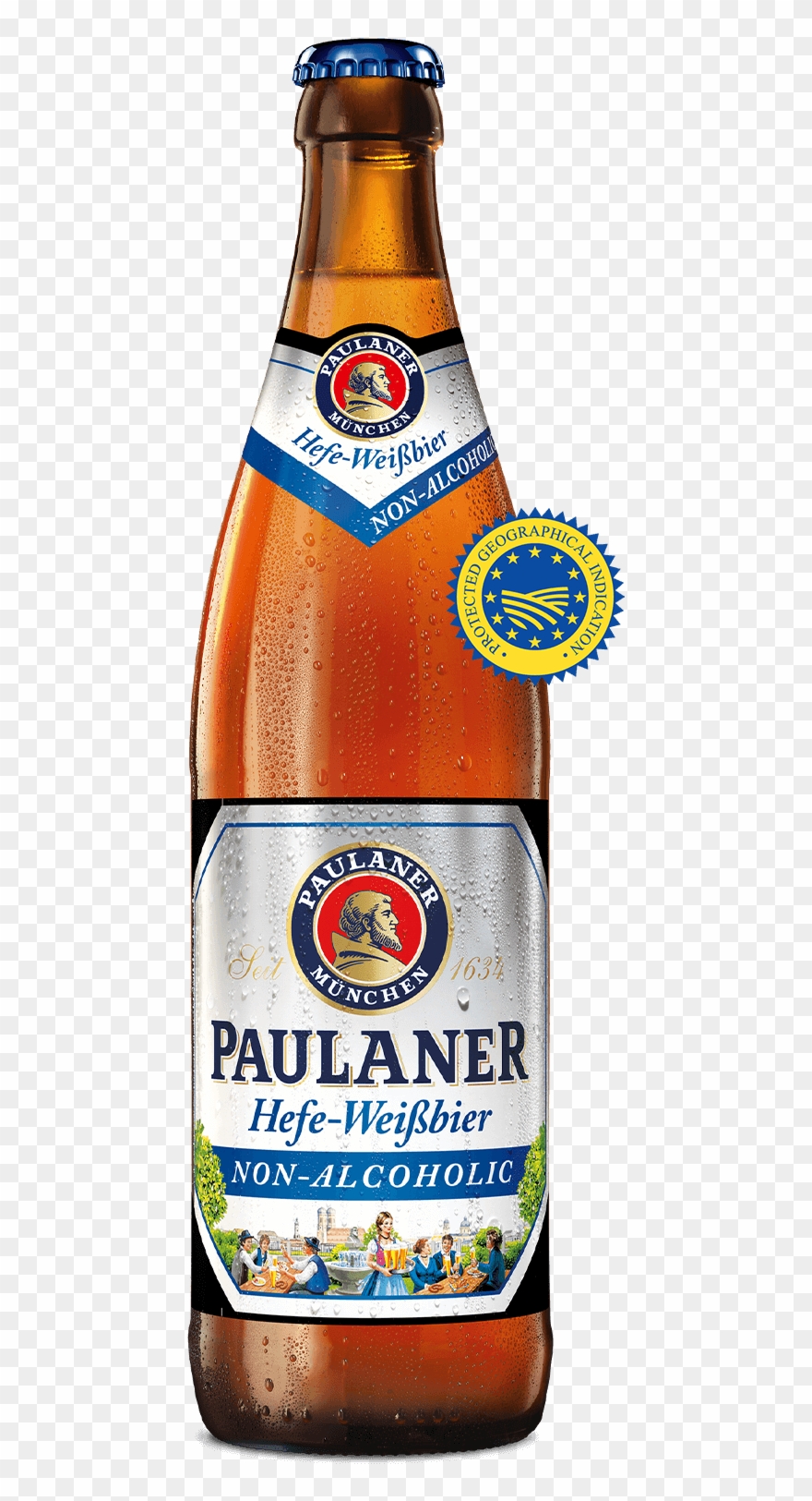 Hefe Weißbier Non Alcoholic - Paulaner Hefe Weissbier Non Alcoholic Clipart