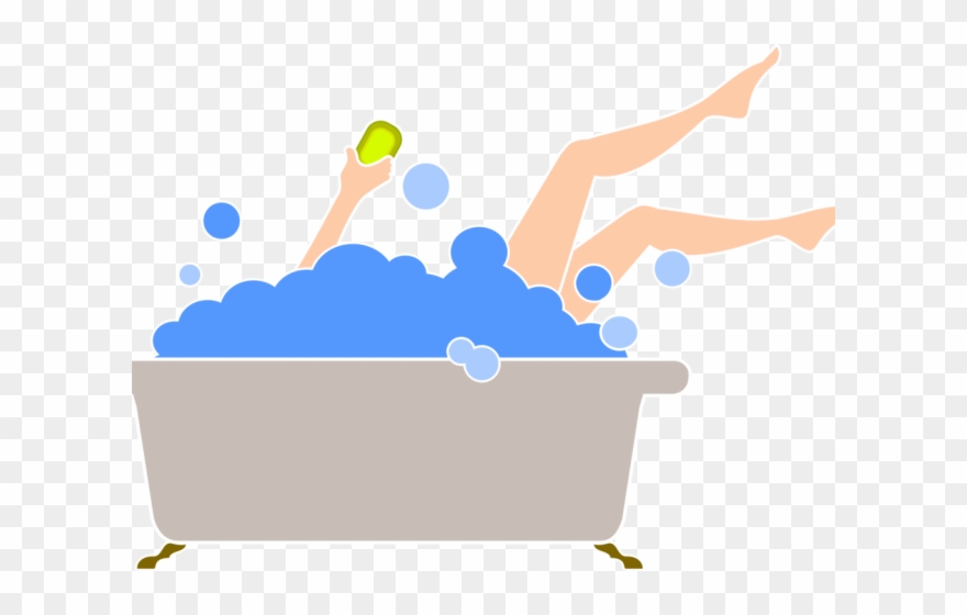 Soap Clipart Bathtub - Sekt In Badewanne Comic - Png Download