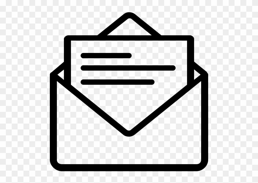 Noun 149507 Cc - Envelope Open Icon Transparent Clipart