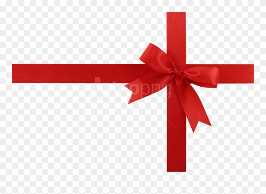 Free Png Download Red Ribbon Png Images Background - Red Bow Clipart