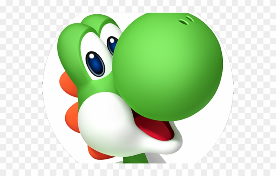 Yoshi Clipart Head - Yoshi From Mario Kart - Png Download