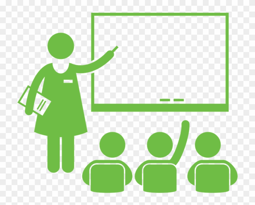 School Stick Figure Group Clipart