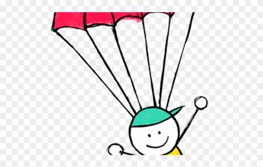 Parachute Clipart Parachuter - Png Download
