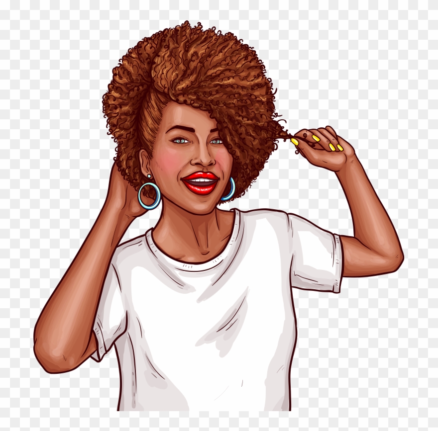 Afro Wig Clip Art - Png Download
