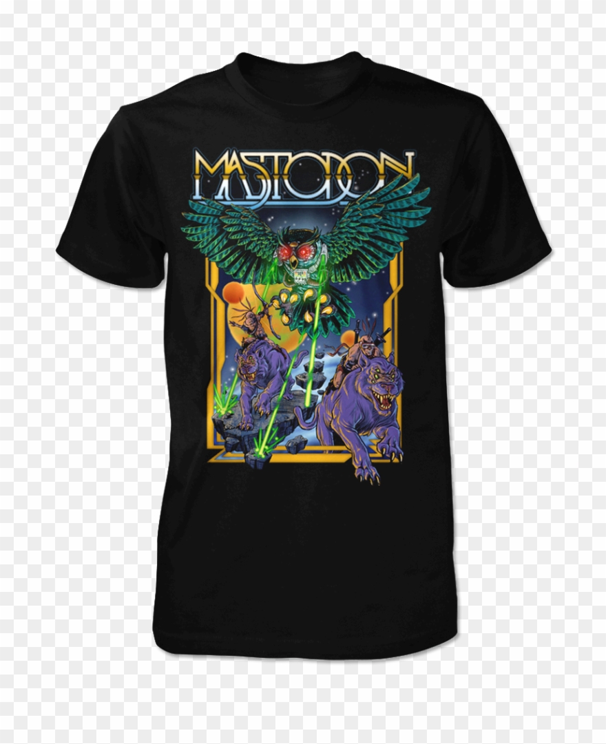 Space Owl Vs - Mastodon Space Owl Shirt Clipart