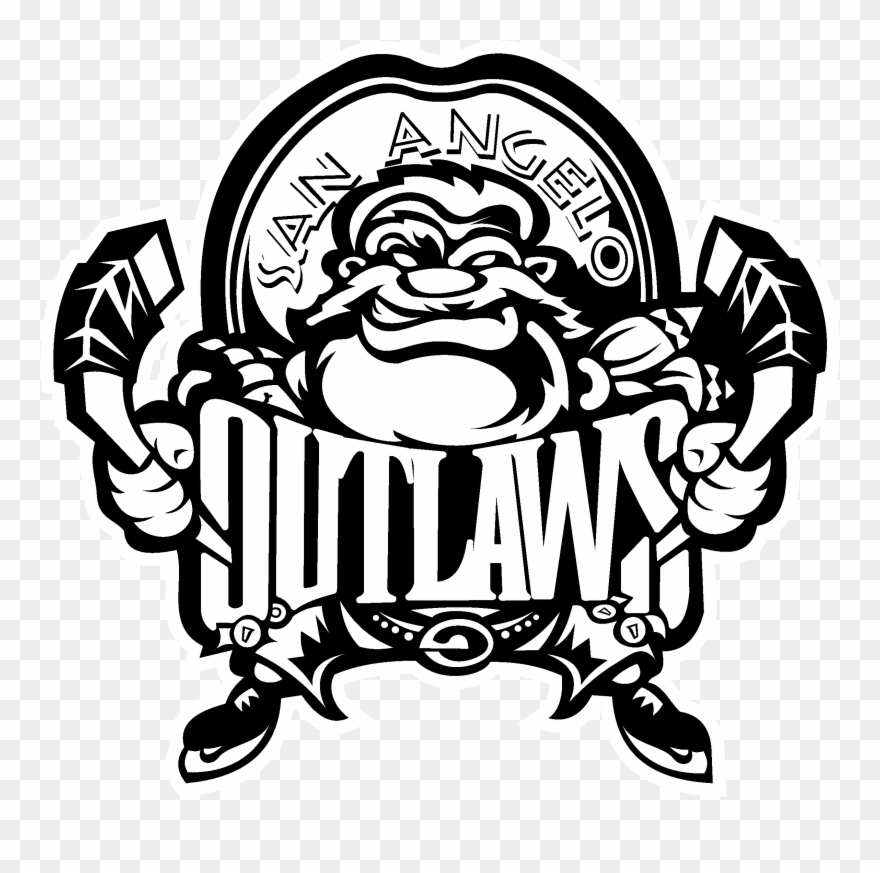 San Angelo Outlaws Logo Png Transparent Svg - San Angelo Outlaws Clipart