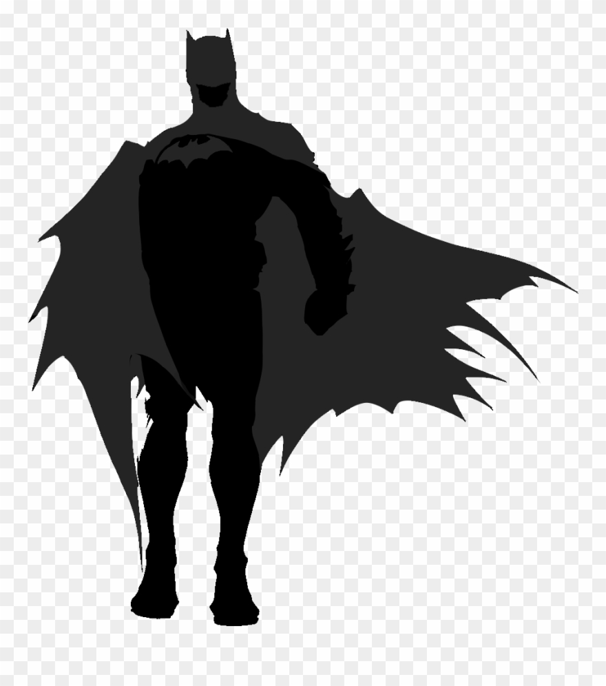 Batman Black Grey - Batman Pop Art Black Clipart