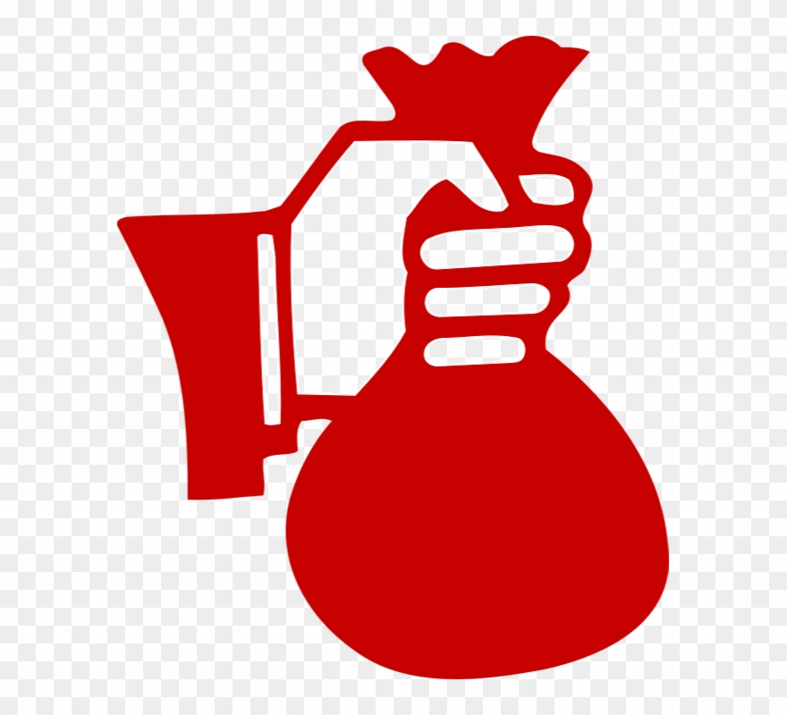 Money - Red Money Bag Png Clipart