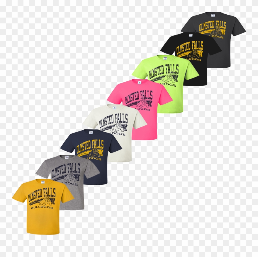 Bulldog Distressed Tee Clipart