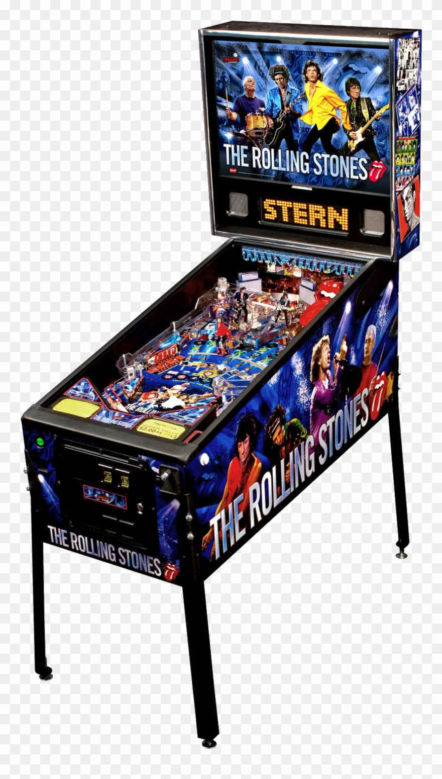 Rolling Stones Pinball Machine Hire - Rolling Stones Pinball Stern Clipart