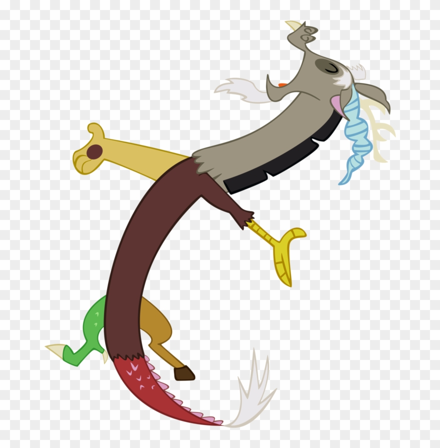 Newt Clipart Transparent - My Little Pony Discord Happy - Png Download