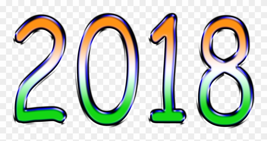 Happy New Year 2018 New 1st Class Images For Download - Circle Clipart