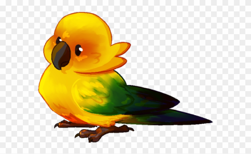 Canary Clipart Birb - Lovebird - Png Download