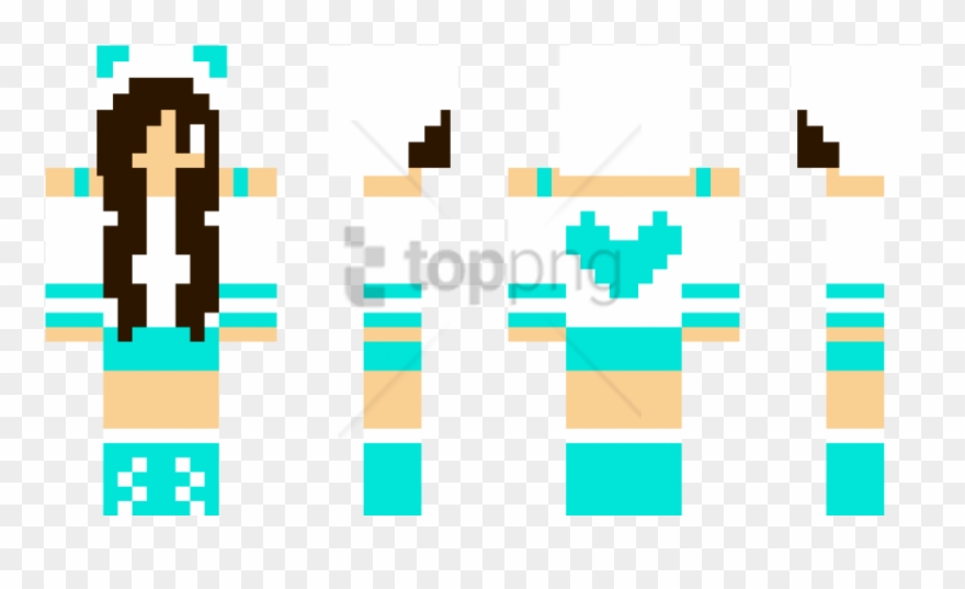 Free Png Minecraft Skin Apple201 - Minecraft Girl Skin Fairy Clipart