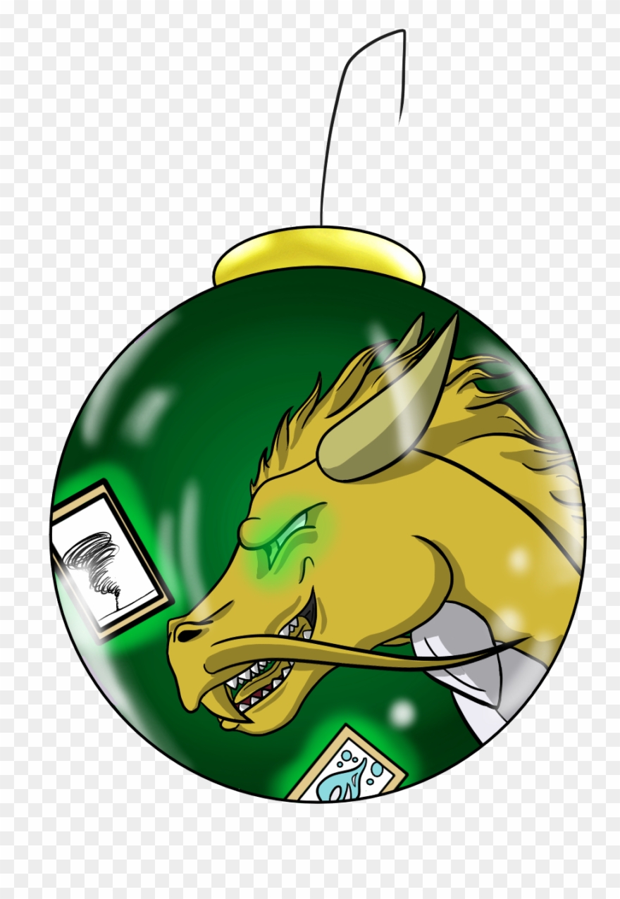 Lunatic Lunaris Christmas Ball - Cartoon Clipart