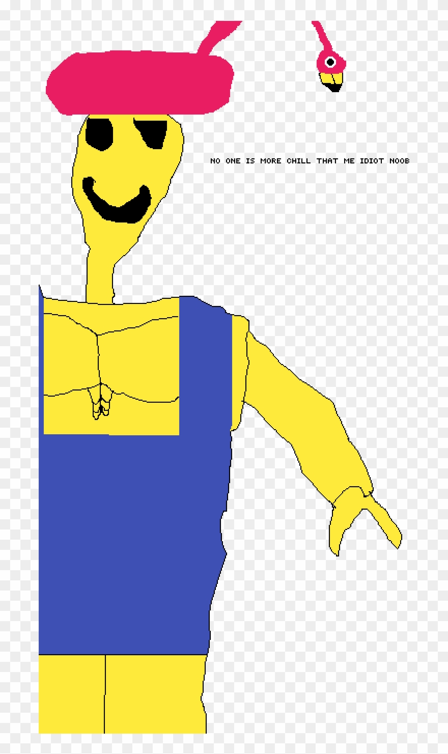 Mr Room Foam Chill Minion Rthro Head Edition But Buff - Illustration Clipart