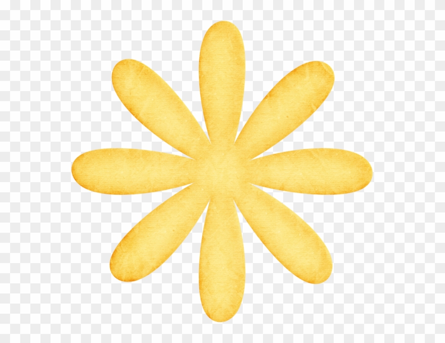 B *✿* Happy Camper Flower Clipart, Flower Petals, Flower - Flower - Png Download