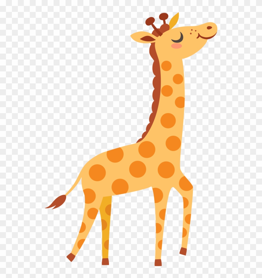 Ask Your Questions Here - Kinderbehang Giraffe Clipart