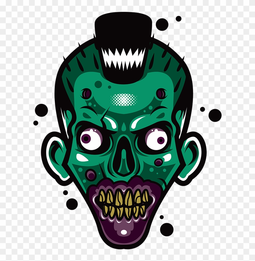 Zombiefy By Guturo, Via Behance - Skull Clipart
