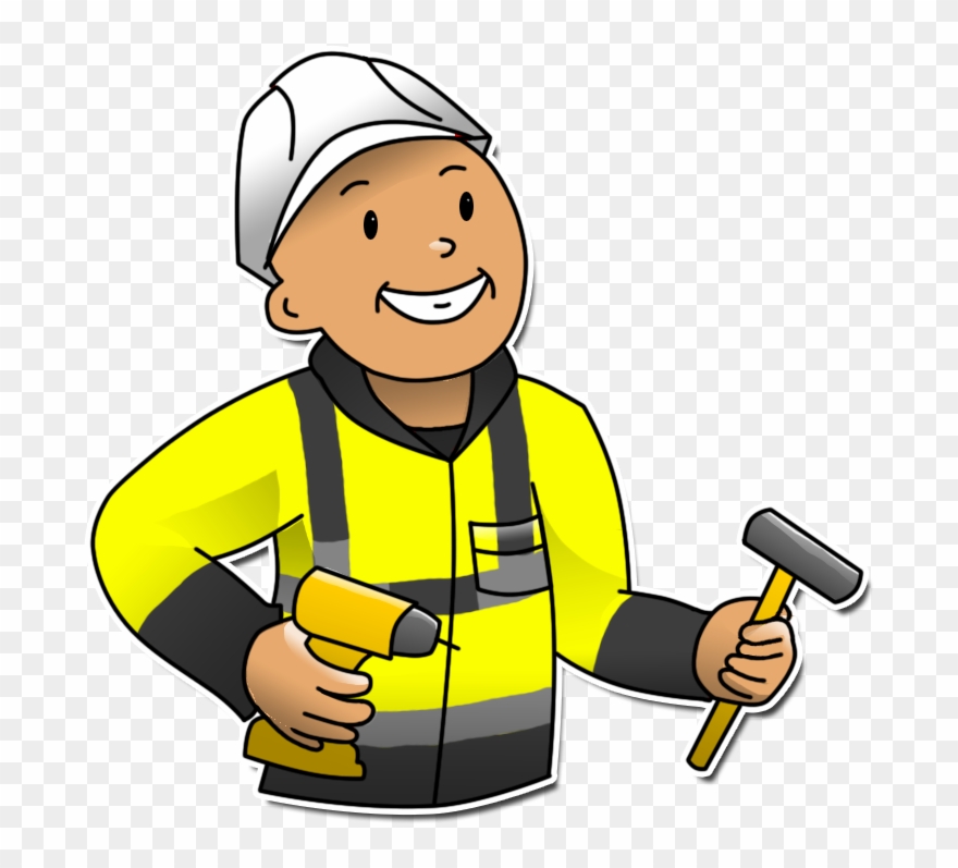 Handyman Clipart Maintenance Guy - Cartoon - Png Download