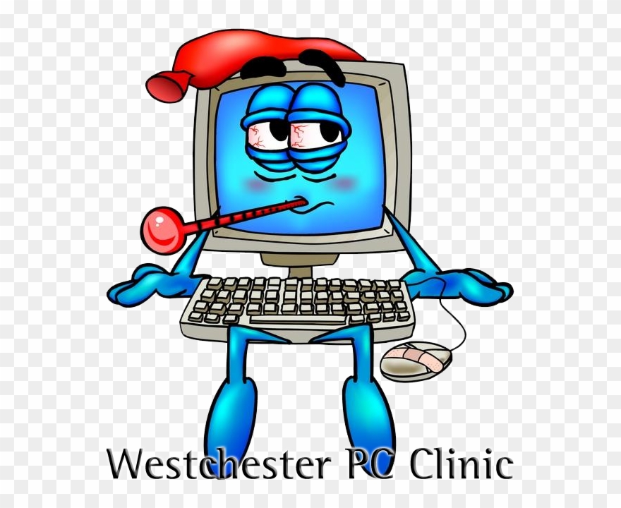 Computer Not Feeling Well Clipart