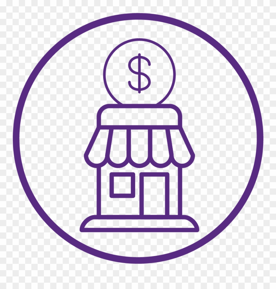 Visit Icon - Vector Grocery Store Logo Clipart