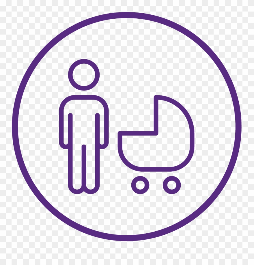 Childcare - Icon Person Outline Png Clipart