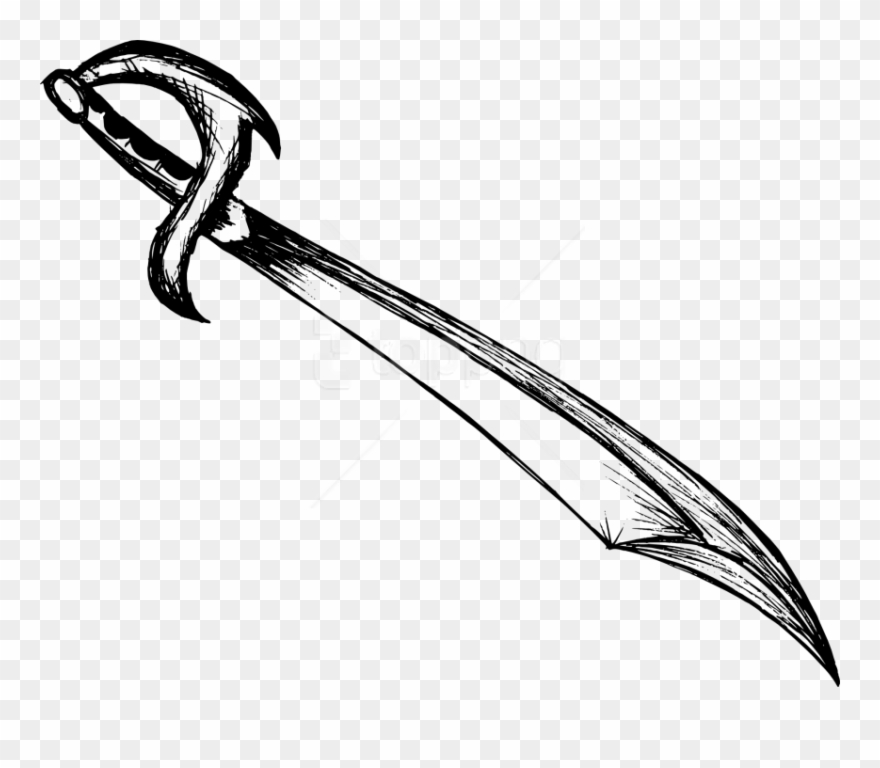 Free Png Sword Drawing Png - Sword Pictures For Drawing Clipart
