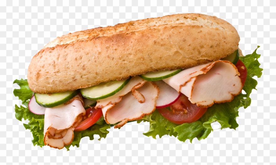 Blt Baguette Png - Fast Food Clipart
