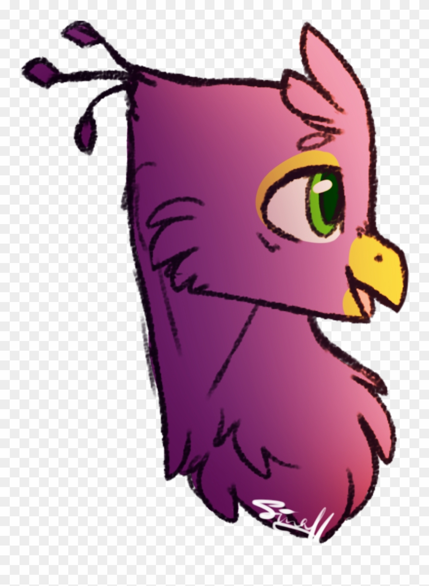 Drawing Feather Simple - Cartoon Clipart